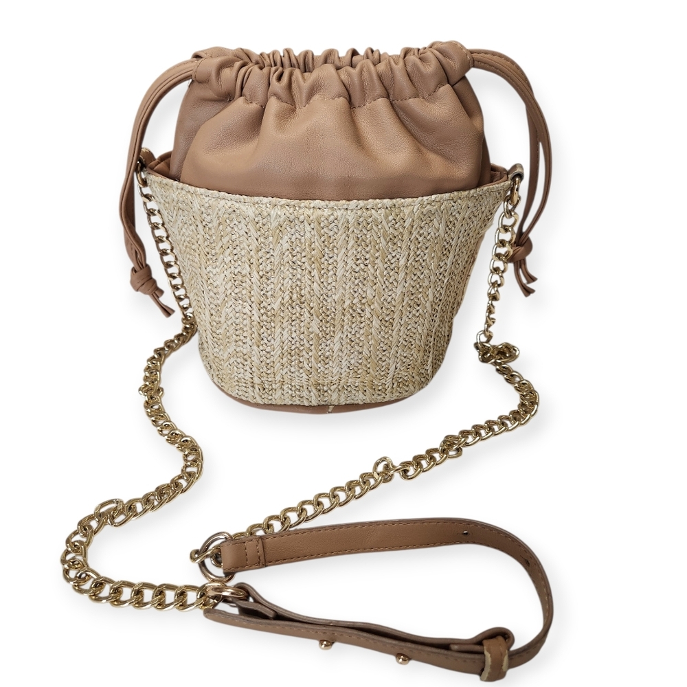 Chico's Classic Tweed Bucket Bag